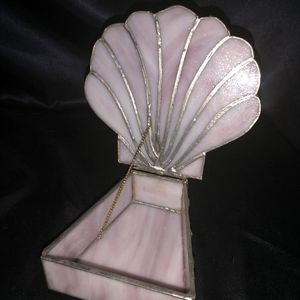 SALE ''''''''''''''- Stain glass shell jewelry box or anything you want.